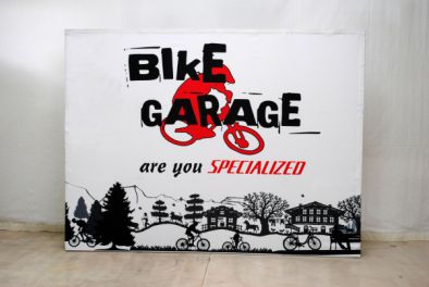 Faltwand 3x4 Felder für Bike Garage