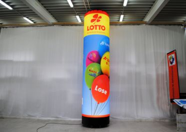Leuchtsäulen Classic 5m für Lotto