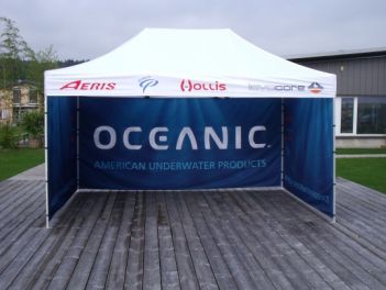 Faltzelt 3x4,5m für Oceanic