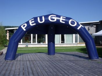 Aufblasbares Zelt mit drei Beinen für Peugeot
