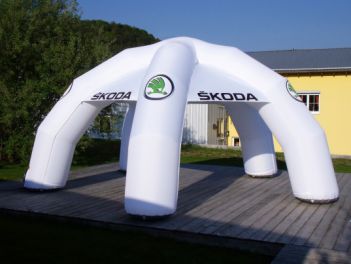 Aufblasbares Zelt 5x5m für Skoda