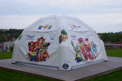 Aufblasbares Zelt 4x4m für Toy Story