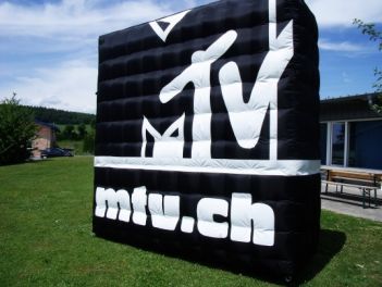Werbequader für MTV