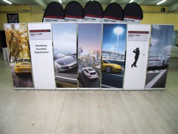 Rollup Banner "Profi" für Porsche