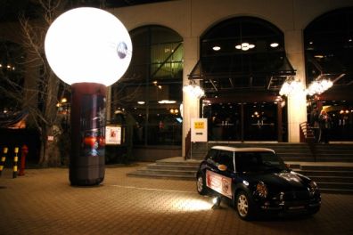 Standballon Airlight für BMW Mini