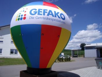 Standballon 4m für Gefako