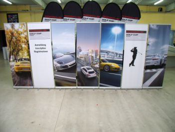 Rollup Banner Profi für Porsche