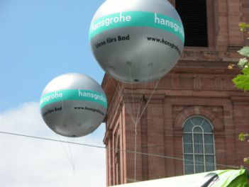Werbeballon für Hans Grohe
