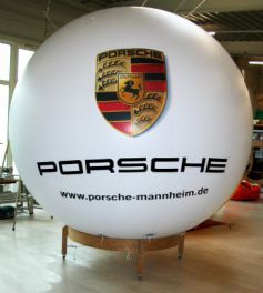 Werbeballon für Porsche