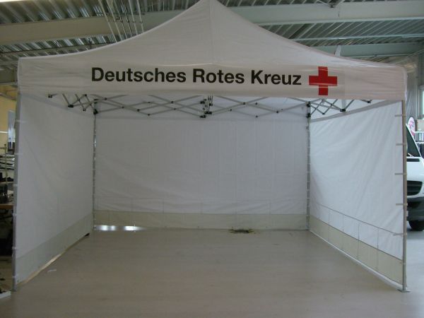 EVO Faltzelt für das Rote Kreuz Leutkirch produziert