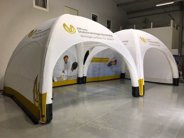 PneuMAX-Zelte für DVAG