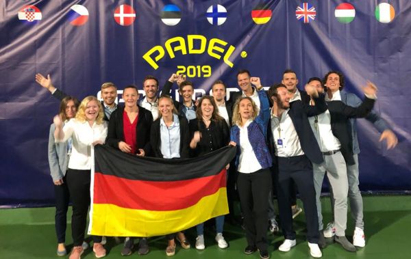 Deutsche Padel-Nationalmannschaft bei EM 2019 in Lissabon